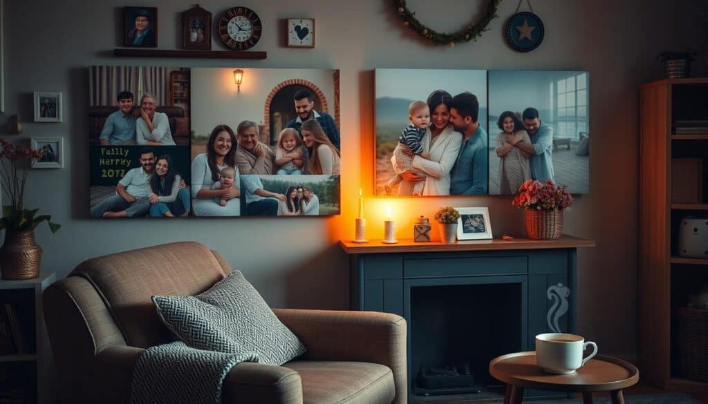 persönliche Geschenke Oma und Opa Fotoleinwände für Oma und Opa