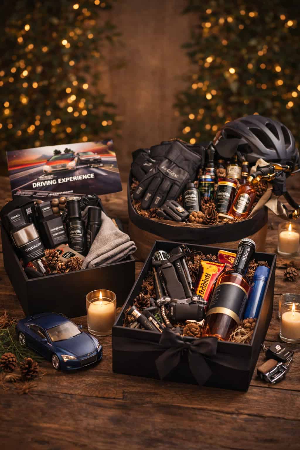 Geschenk 30 Geburtstag Mann mit Erlebnisgutschein, Werkzeug und Männer-Geschenksets.